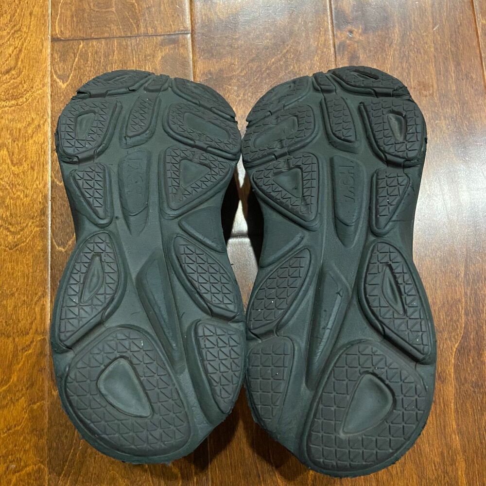 Hoka One One Bondi 8 Triple Black Running Walking Gym Sneakers Men's Size 9.5D - Picture 8 of 9